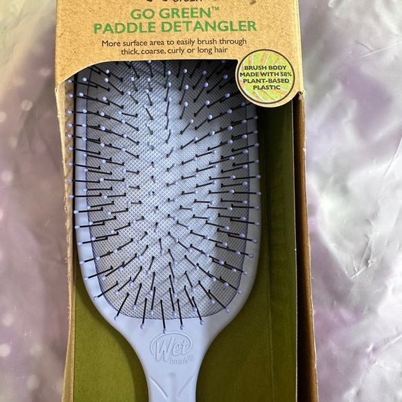 WETBrush Paddle Lavender Detangler for Curly Thick or Long NWT 11.22” x 3.25” - Picture 1 of 7